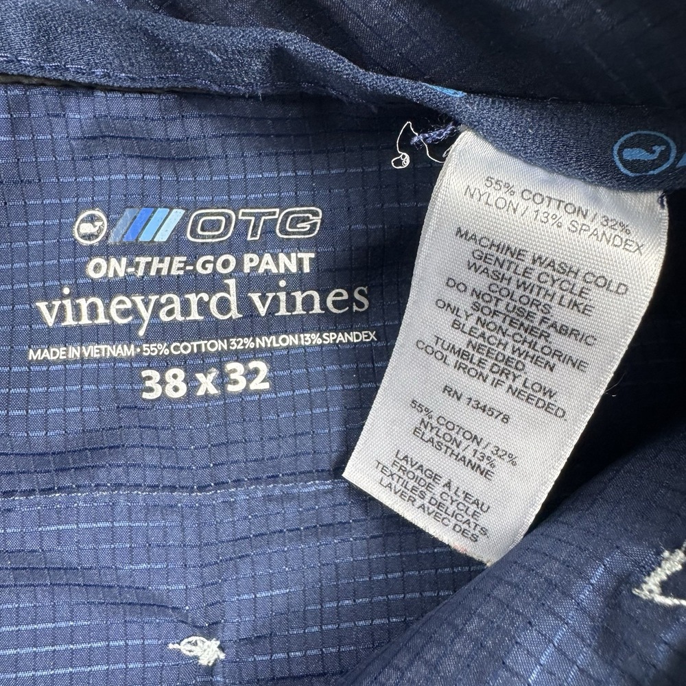 Vineyard‎ Vines Gray On The Go Performance Flat Front Workwear Pant Size 38x32 - Picture 3 of 4
